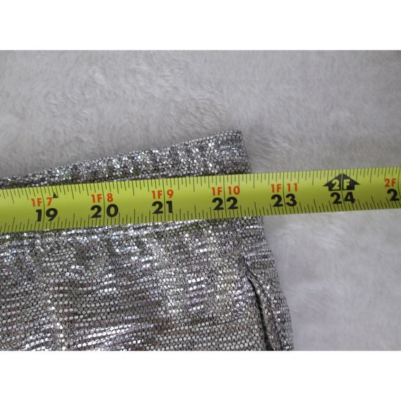 Attitudes by Renee NWT Petite Fabulous Foil Silver Polyester Blend 2XP pants/PJs - Picture 6 of 11
